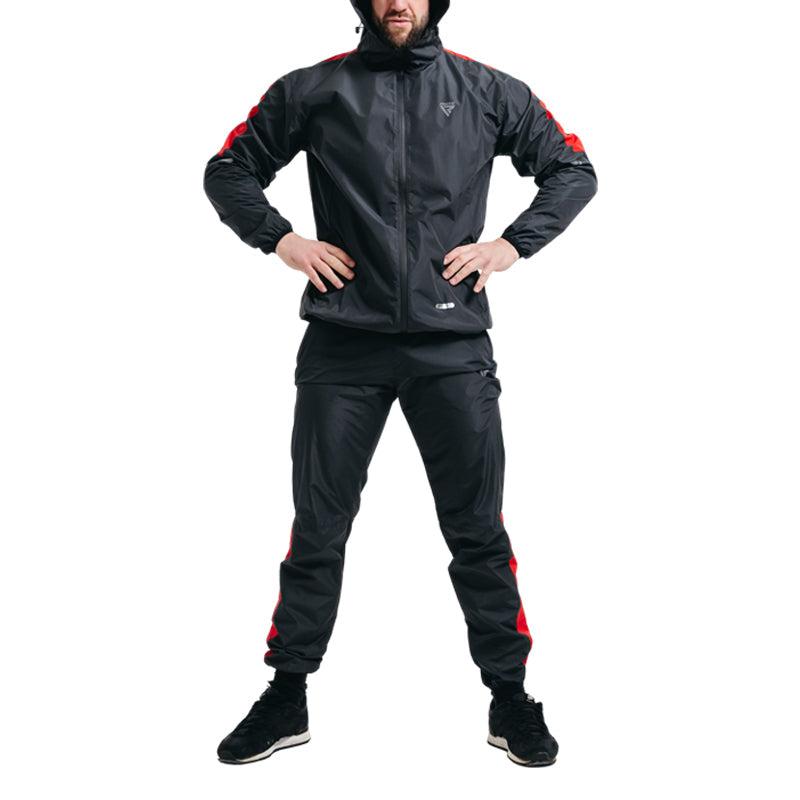 Vestuario RDX H1 Weight Loss Sauna Suit en color Rojo, vista principal