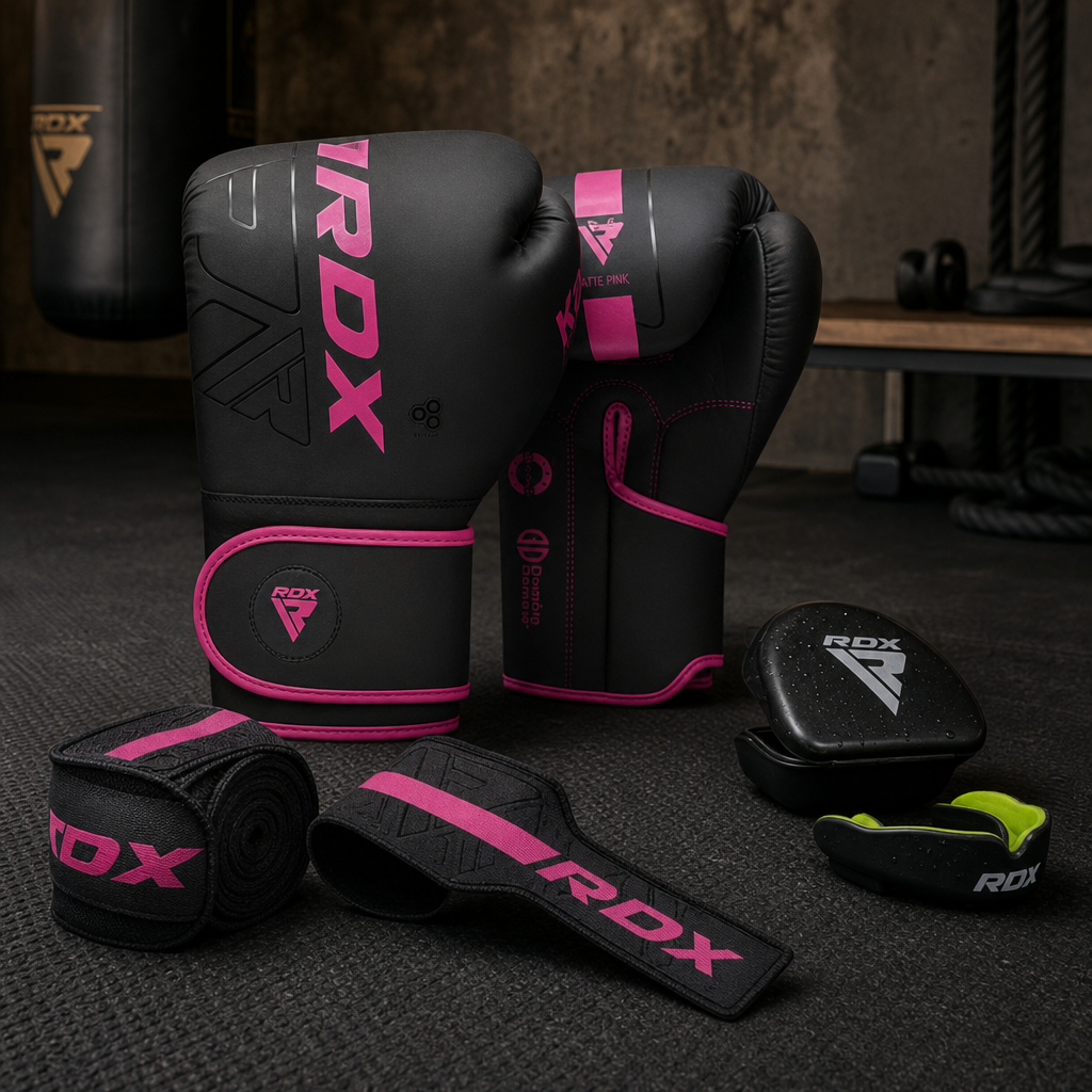 Kit Iniciador RDX F6 rosado con bucal verde
