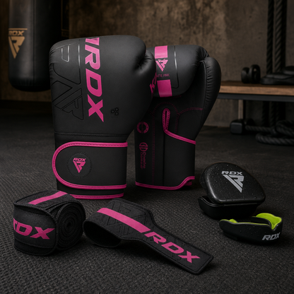 Kit Iniciador RDX F6 rosado con bucal verde