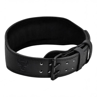 CinturÃ³n de Levantamiento RDX Cuero 4'' (Negro/Dorado)
