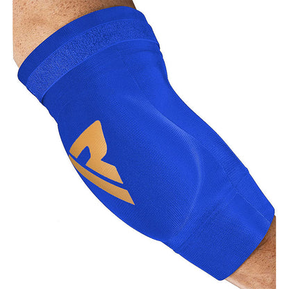 Protecciones RDX HY CE Certified Padded Elbow Sleeve for Muay Thai & MMA Workout OEKO-TEX® Standard 100 certified en color Dorado, vista principal