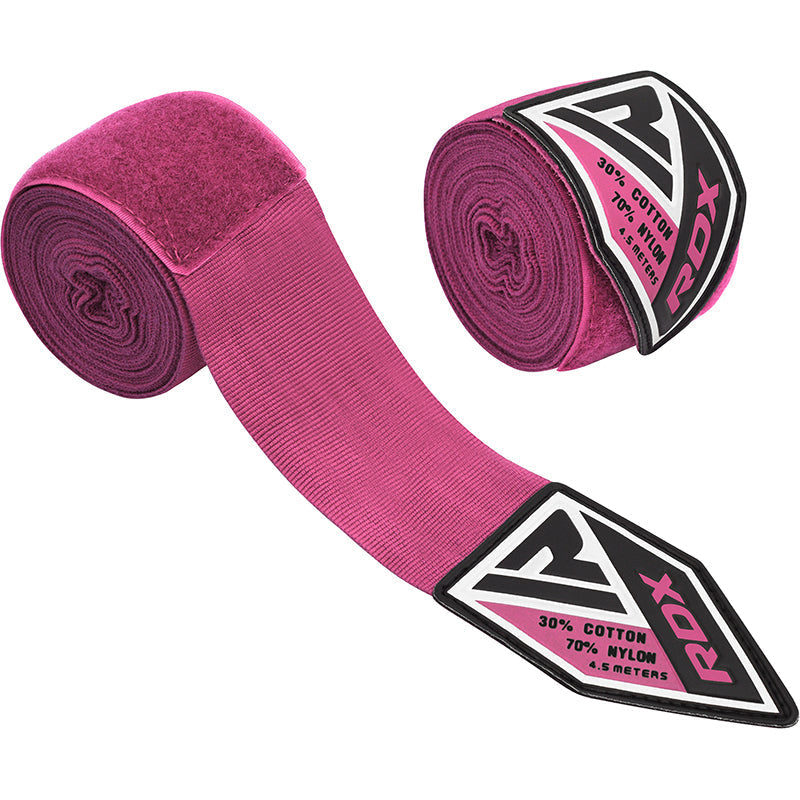Accesorios RDX RP 4.5m Pink Women Pro Hand Wraps Tape for Boxing, MMA & Muay Thai en color Rosado, vista principal