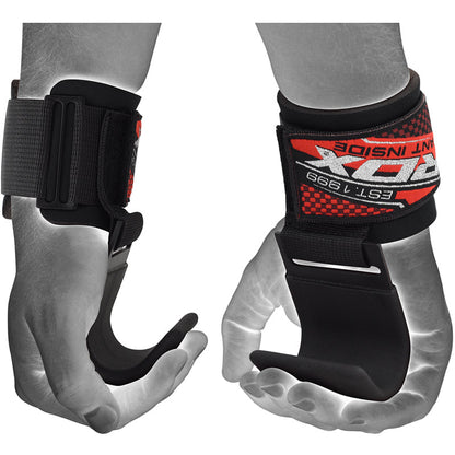 Fitness / Gym RDX W5 Weight Lifting Hook Straps en color Negro, vista principal