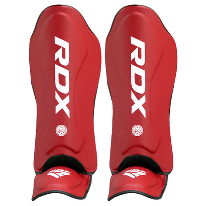 Protecciones RDX WAKO SHIN INSTEP T1 Red en color Rojo, vista principal